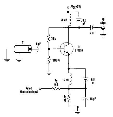 Varactorless high frequency modulator circuit design electronic project