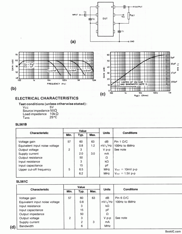 Ultra low noise preamplifier circuit
