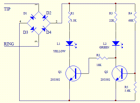 Phone In Use Electronics Project circuit