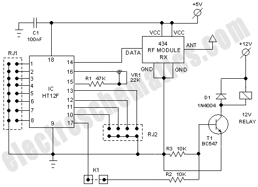 RF Based Wireless Remote Control Switch