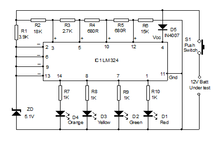 Battery Volt Meter