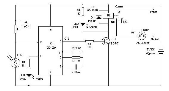 Timer for Charger circuit