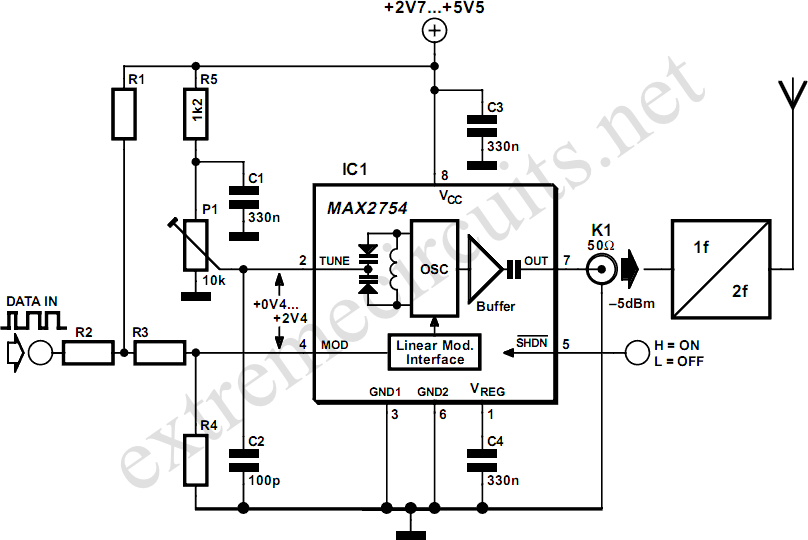 1.2GHz Voltage Controlled Oscillator With Linear Modulation