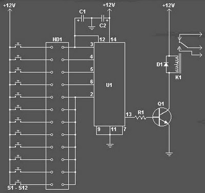 Digital Ber-password circuit