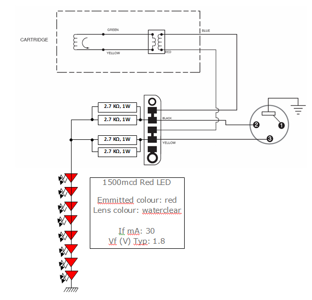 led test circuit – Circuit Schematic