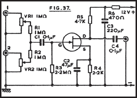 Two Channel Audio Mixer
