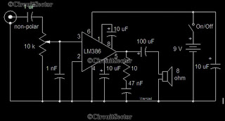 Simple Audio Amplifier Circuit Using LM386 PCB circuit