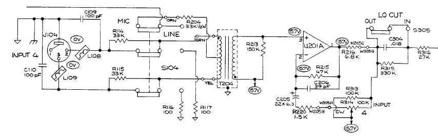 Suggestions for mic pre schematics circuit
