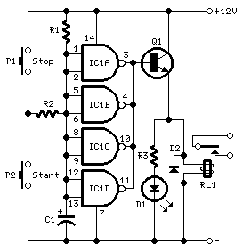 Long Delay Timer  Circuit