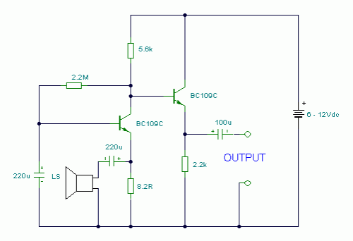 Speaker Microphone Circuit