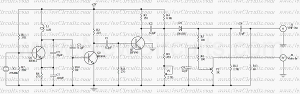 Video to RF Signal Conveter circuit