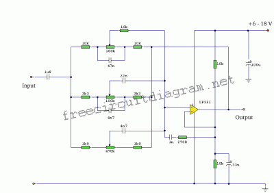 3 Band Equalizer Circuit