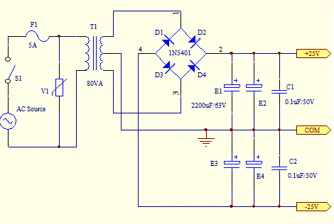 1N5401 3.0 AMP Silicon Rectifier