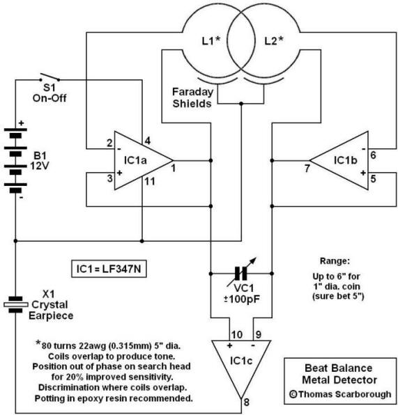 Beat Balance Metal Detector