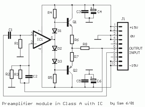 Class A Modular Preamplifier