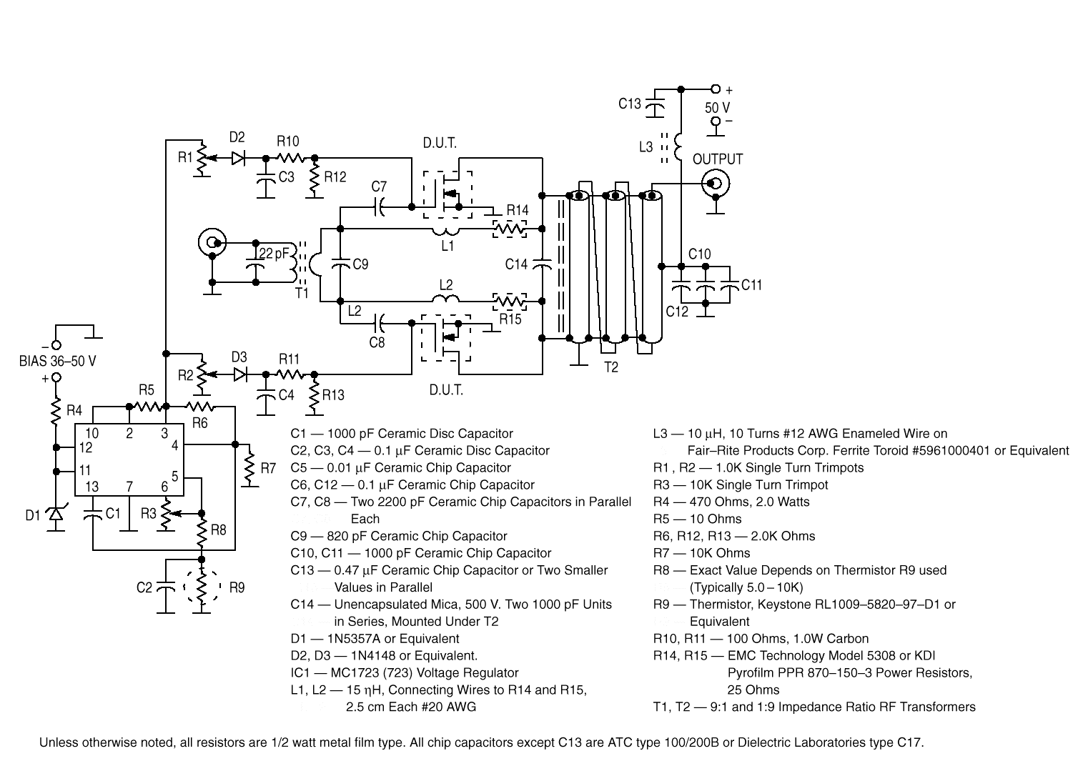 BROADBAND MULTI-OCTAVE HIGH POWER AMPLIFIER
