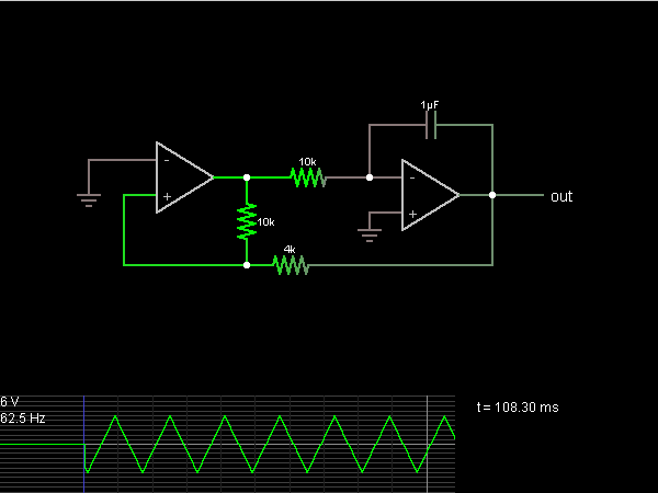Triangle Wave Generator circuit