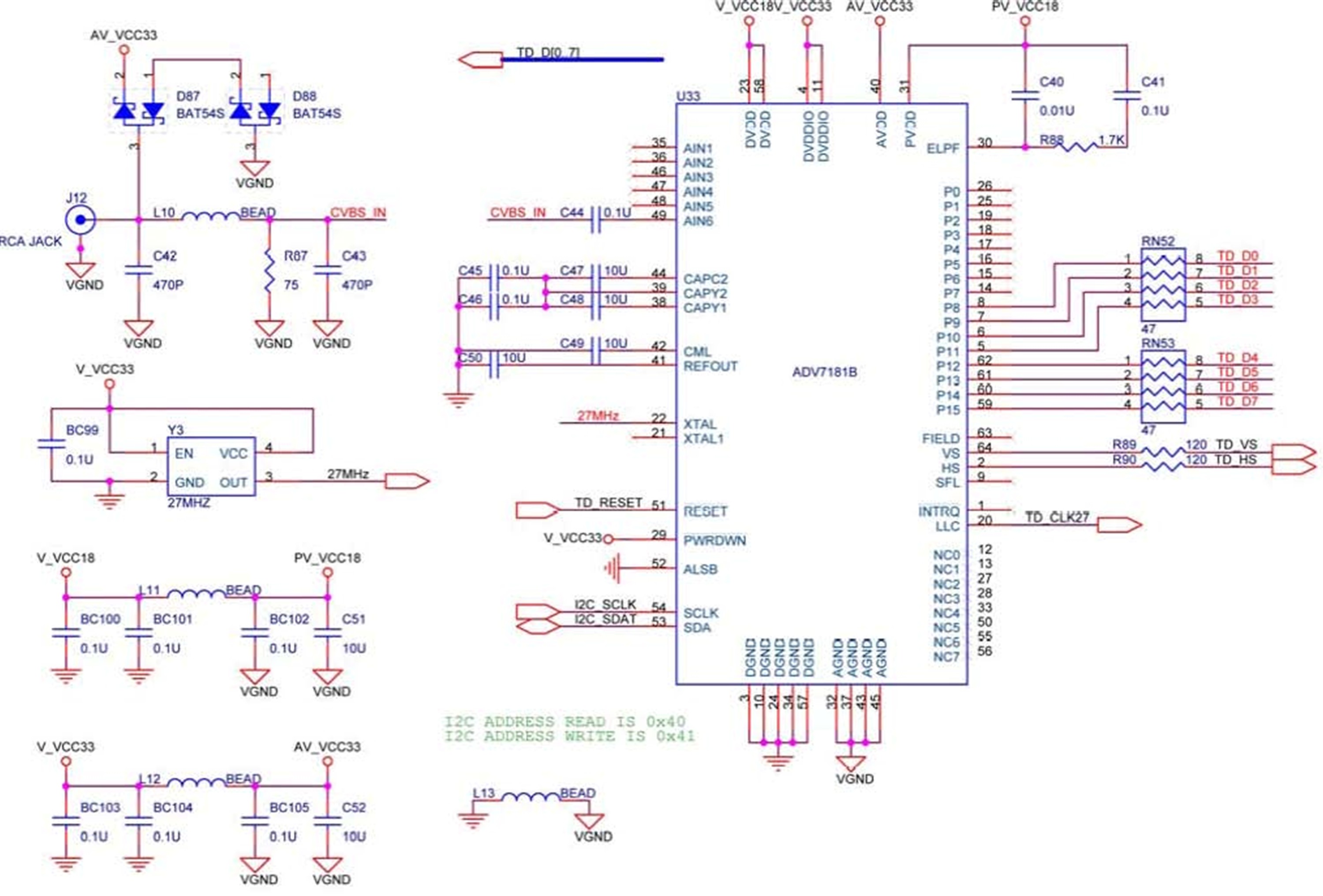 TV Decoder circuit