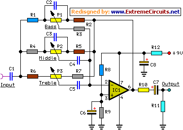4 Channel Portable Audio Mixer