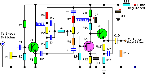 30 Watt Audio Power Amplifier Schematic circuit