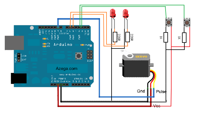 Arduino How to control a Servo circuit
