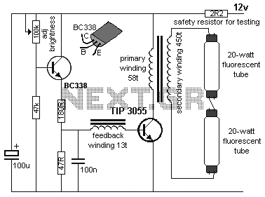 20w-40w fluorescent lamp inverter