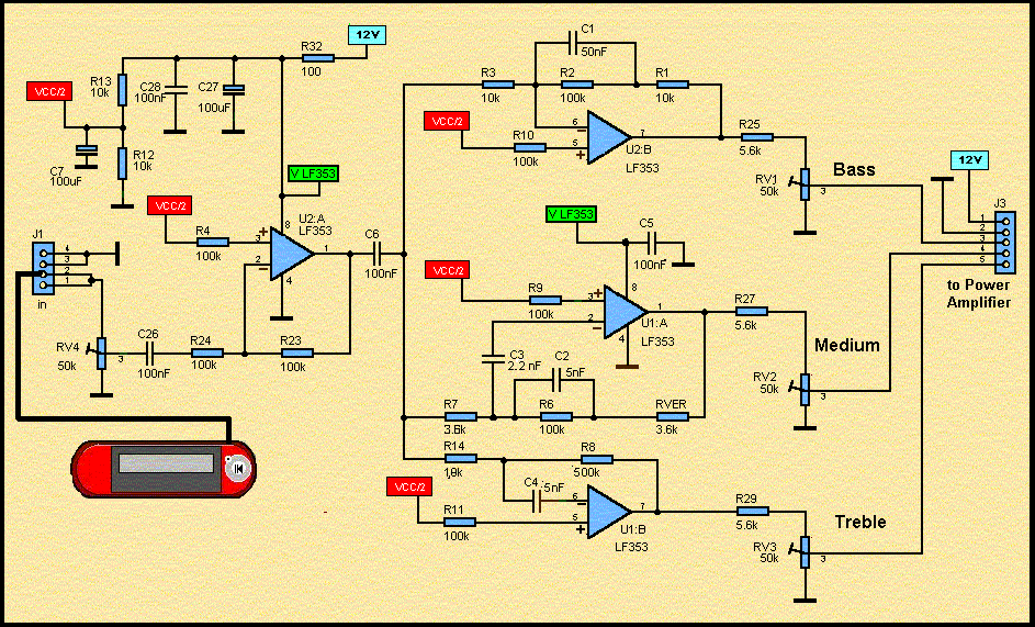 Audio 150W Car Power Amplifier circuit