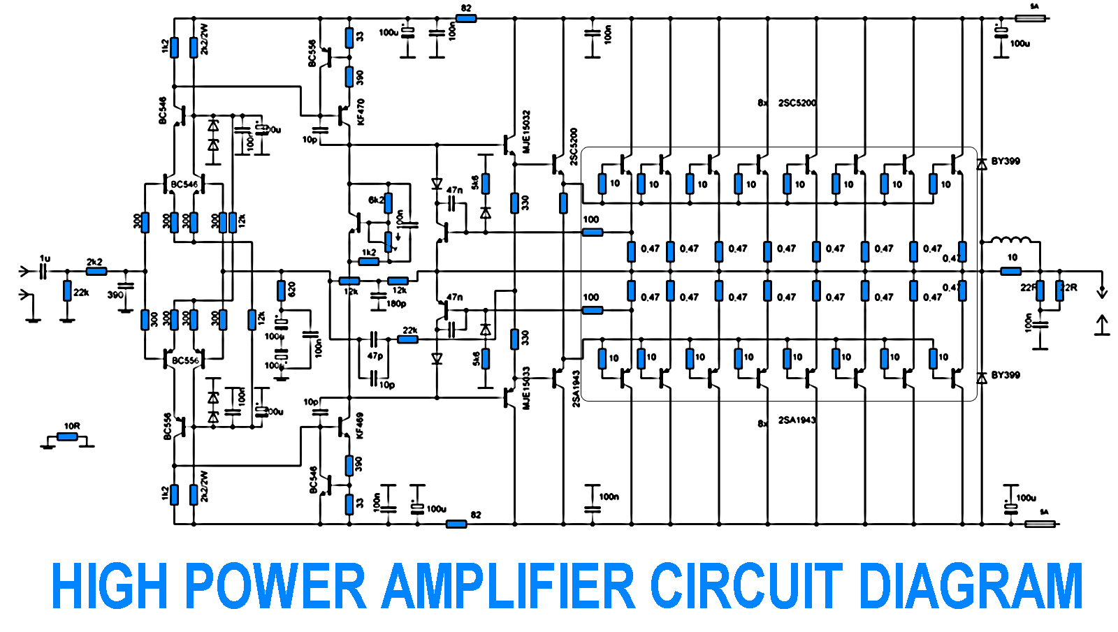 700w-power-amplifier-with-2sc5200html circuit