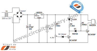 Simple battery charger circuit and battery level indicator with low battery recharge alarm