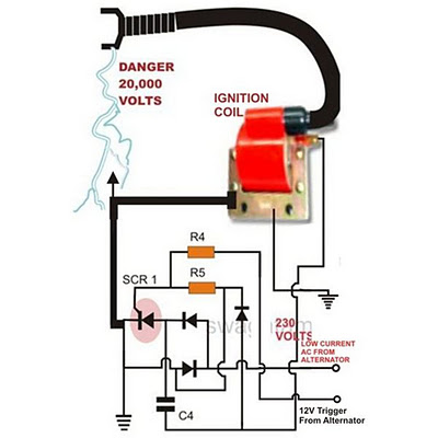 how to make capacitive discharge circuit