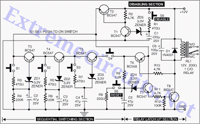 Light circuit diagram Intelligent Electronic Lock circuit