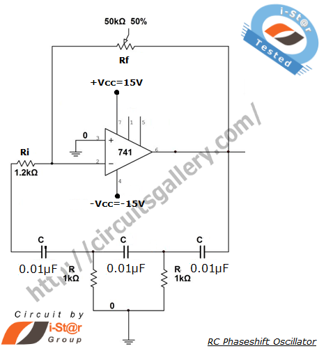 100Khz sine oscillator