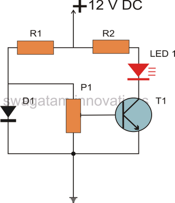 Make a Simplest Temperature Indicator Circuit