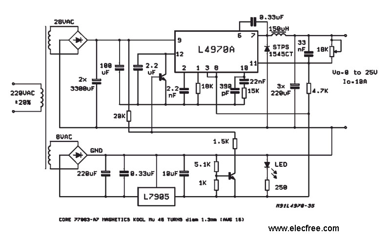 Variable Switching Regulator Circuits