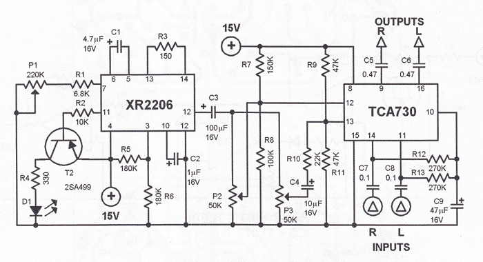 DIY Tremolo Effect circuit