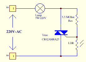 triac light switch circuit