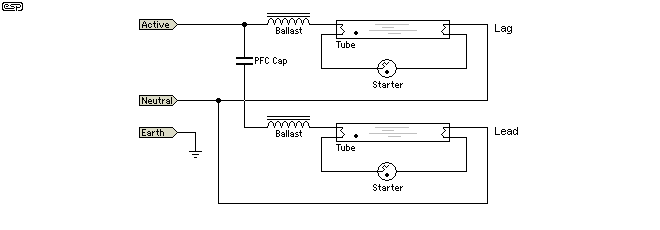 Fluorescent Tube Basics Schematic Diagram