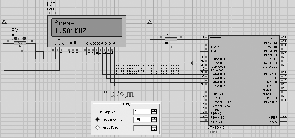 frequency meter circuit