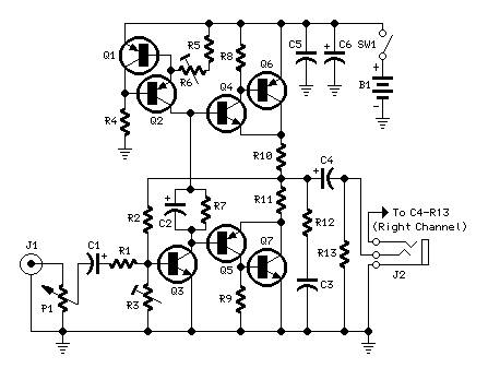 battery powered headphone amplifier