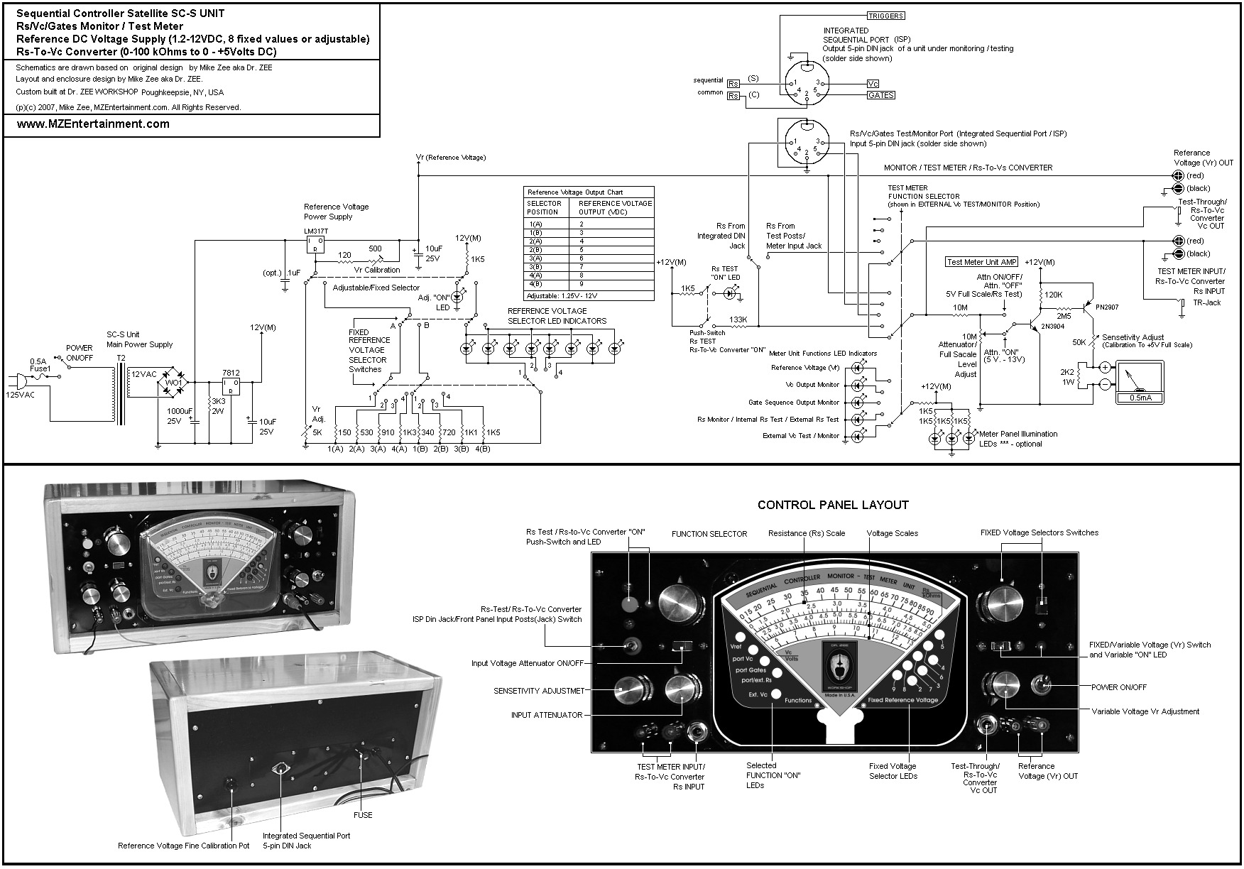 Analog Sequential Controller Satellite SC-S Monitor Test Meter