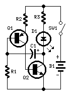 LED or Lamp Flasher circuit