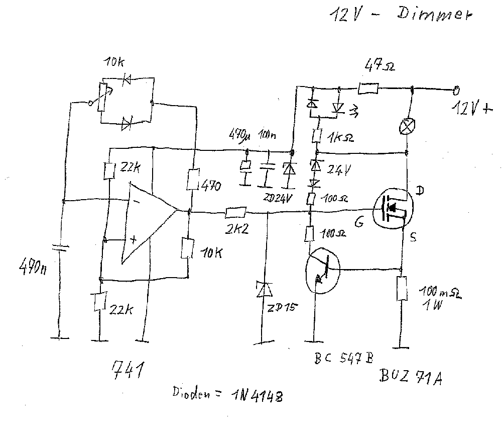 12v lamp Dimmer lamp ideas