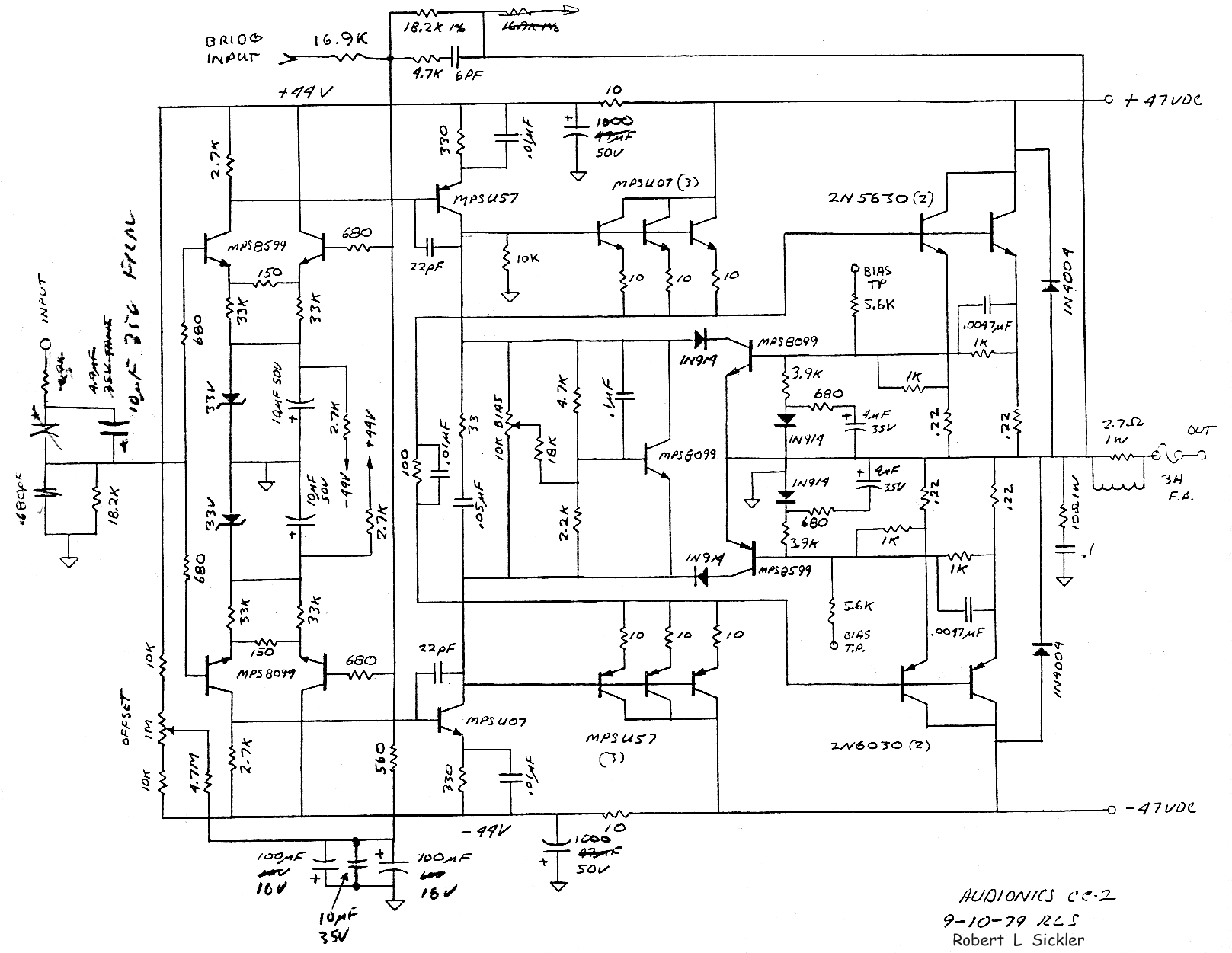 The Audionics CC-2 Amplifier