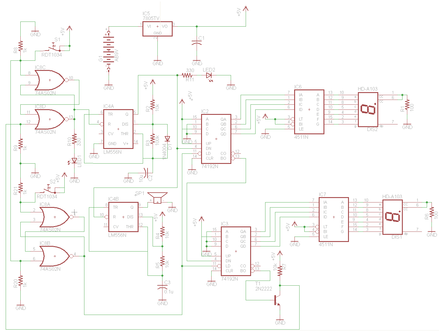 Robot Motor Control Schematic
