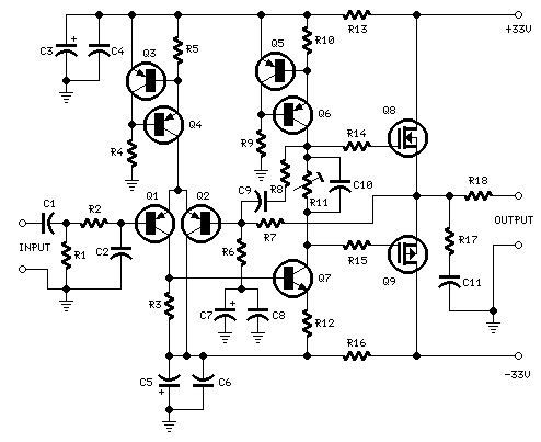 25 Watt MosFet Audio Amplifier
