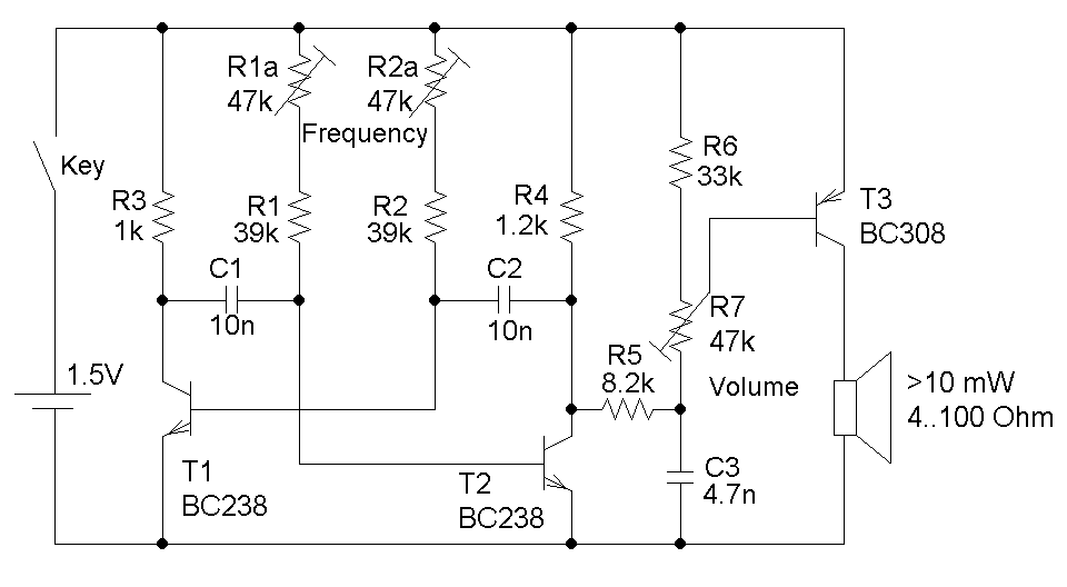 Audio Frequency Oscillator for Learning CW