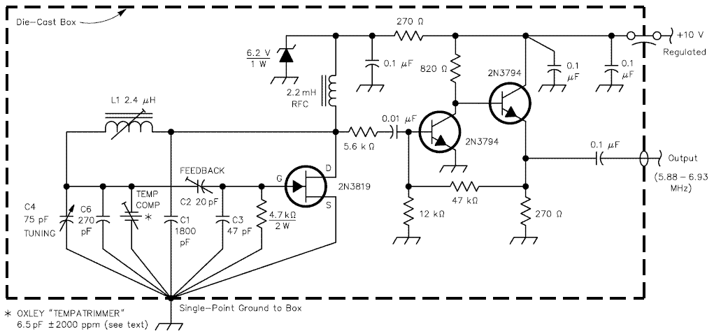 VFO oscillator circuit