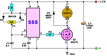 LED Dimmer Lighting circuit