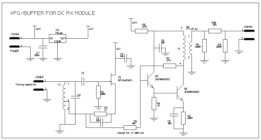 VFO/BUFFER circuit