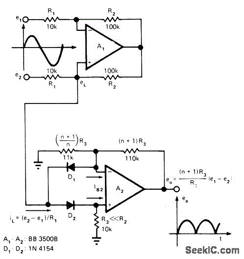 DIFFERENTIAL AC SIGNALS circuit